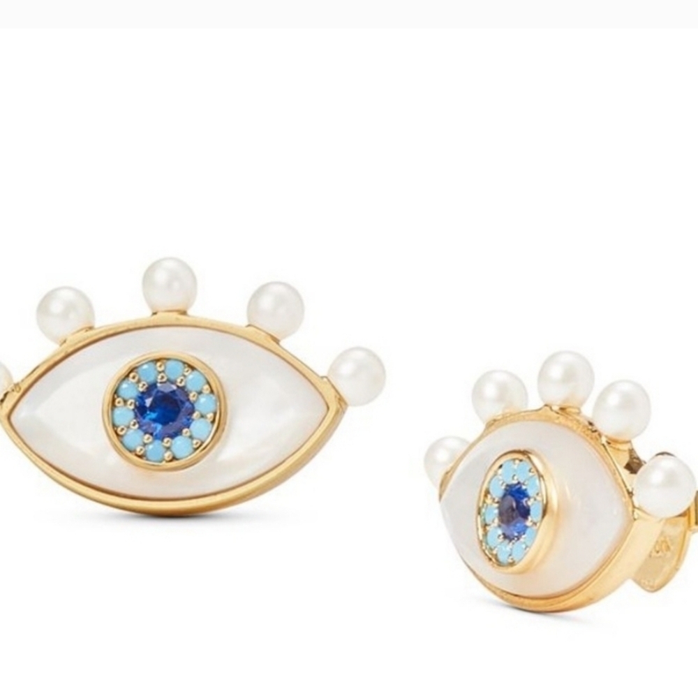👁🔹️ Kate Spade🔹️ - Evil Eye Stud Earrings